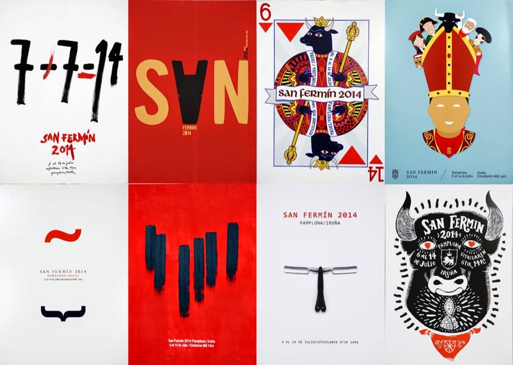 carteles finalistas san fermin 2014