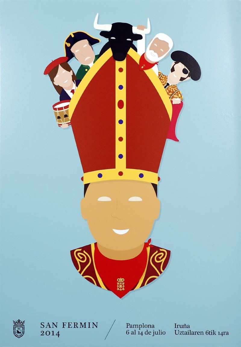 Cartel de San Fermin 2014